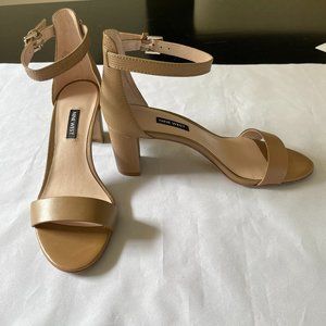 Nine West Pruce Block Heeled Sandal, 8.5